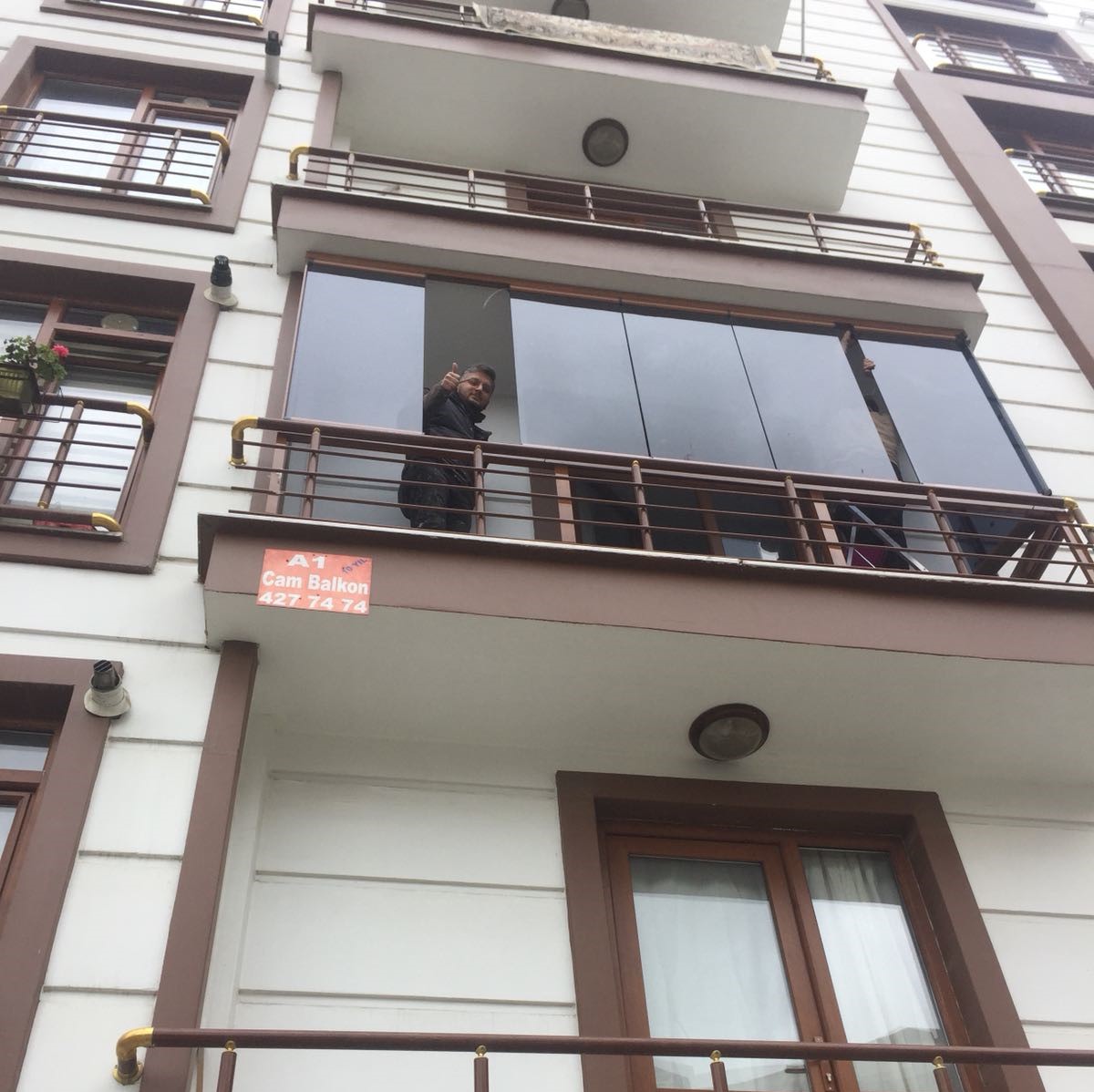 A1 Cam Balkon Uygulama Aşaması
